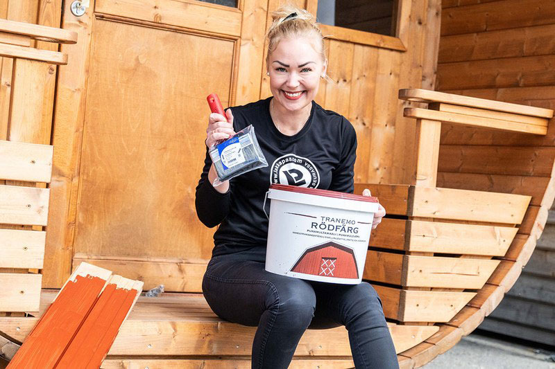 Tranemo Punamulta 10 Liters