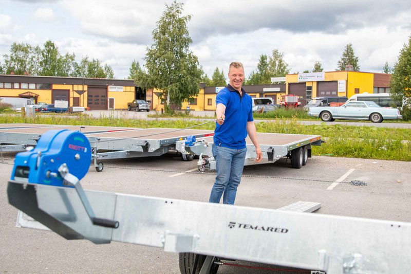 Temared Släpvagnar, transporttrailer, kåpor för släpvagnar och tillbehör förmånligt från Lakkapää