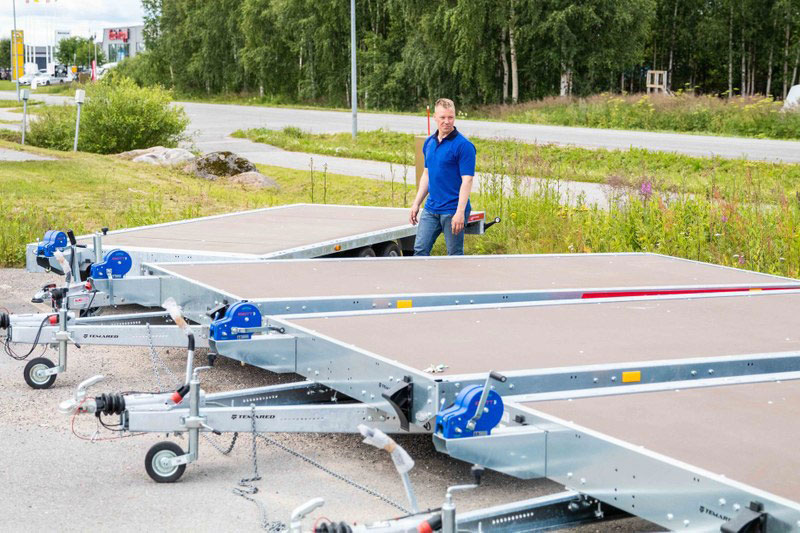 Temared Släpvagnar, transporttrailer, kåpor för släpvagnar och tillbehör förmånligt från Lakkapää