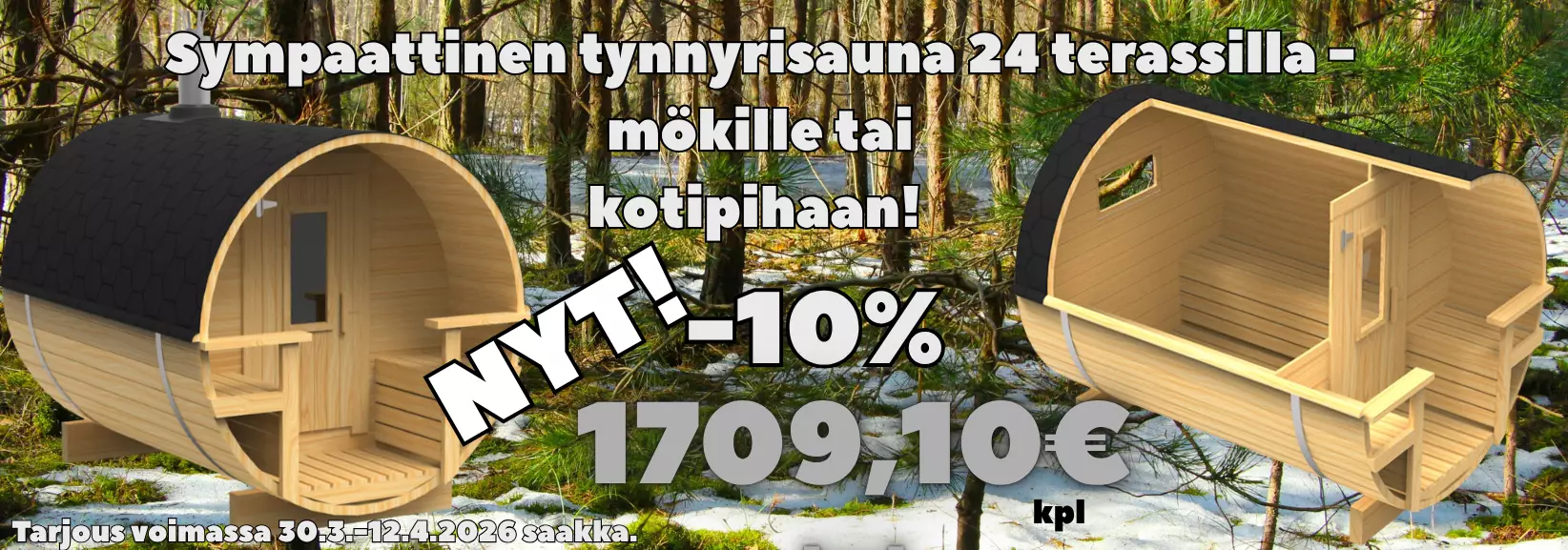 Tynnyrisauna 729