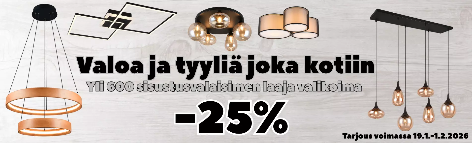 Sisustusvalaisimet 672