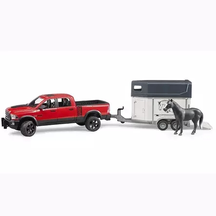Bruder Leksakbil, RAM 2500 och Trailer - Leksaksbilar och Tillbehör - 8719593315560 - 1