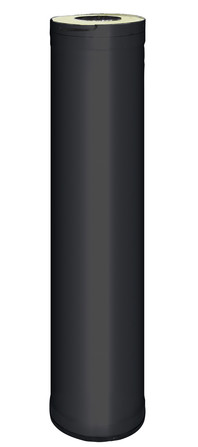 Harvia Savuhormin Jatko 1,0M Musta - Savuhormit ja Piiput - 6417659019200 - 1