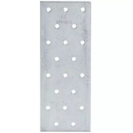 Rak Hålplatta Stålplatta 40x120x2mm - Spikningsplåtar - 4034176101410 - 1