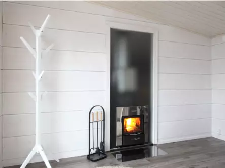 Glasvägg Harvia Duo, Vit Aluminiumram - Glasade Innerdörrar och Våtrumsdörrar - 6410082614080 - 2