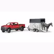 Bruder Leksakbil, RAM 2500 och Trailer - Leksaksbilar och Tillbehör - 8719593315560 - 2