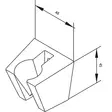 Damixa Seinäpidike Kromattu 48x45mm - Hanatarvikkeet - 5708516710820 - 2