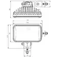 LED Työvalo 60W 5600L 9-36V 150x90x88mm - Työvalot ja Polttimot - LA10520 - 5