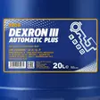 Mannol Dexron III Automatic Plus 20L - Perä- ja Vaihteistoöljyt - DEX320 - 2