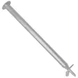 Skruvpåle 1500 mm Med Fixerade Vingar - Skruvbara stänger och stålben - 6430049653310 - 2