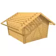 Timmerlada U10 Täta Väggar 10m2 - Timmerlador - 4100530 - 7