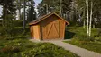Timmerlada Umpi M Gårdsförråd 10m2 - Timmerlador - 4100530 - 1