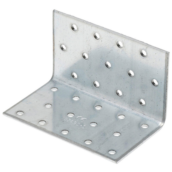 Kulmalevy 60x60x2,5x60mm Reikäkulmalevy - Naulauskulmat - 4034176102530 - 1