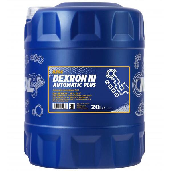 Mannol Dexron III Automatic Plus 20L - Perä- ja Vaihteistoöljyt - DEX320 - 1