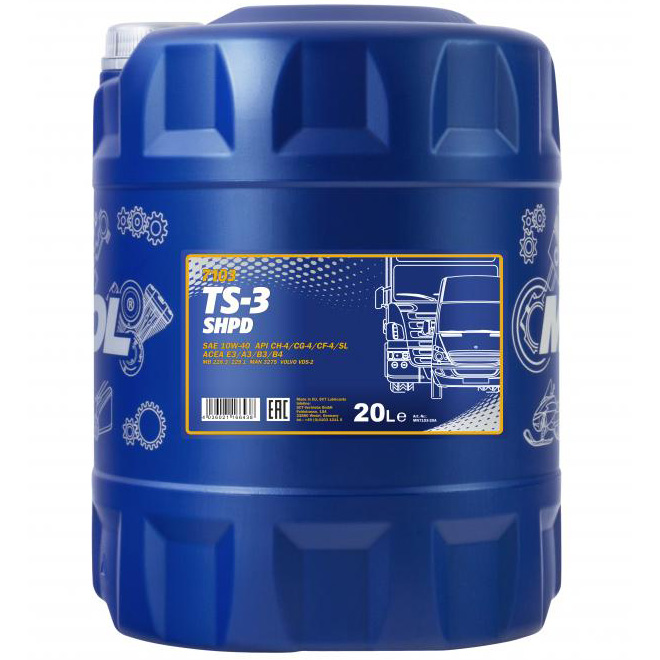 Mannol Motorolja TS-3 SHPD 10W-40 - Motoroljor - TS320 - 1