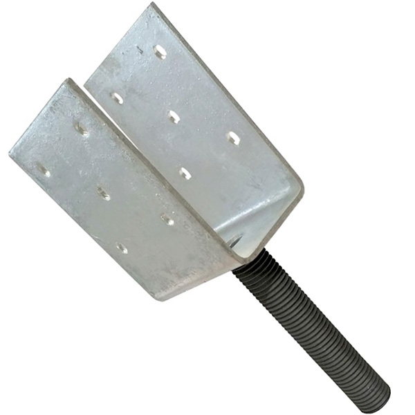 Ruuvipaalun U-kiinnike Leveys 52mm - Ruuvipaalut ja Teräsjalat - 6430049655840 - 1