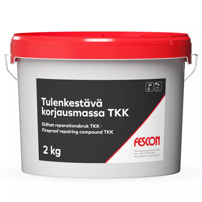 Fescon Tulenkestävä korjausmassa 2KG - Tulisijalaastit - 6416841631510 - 1