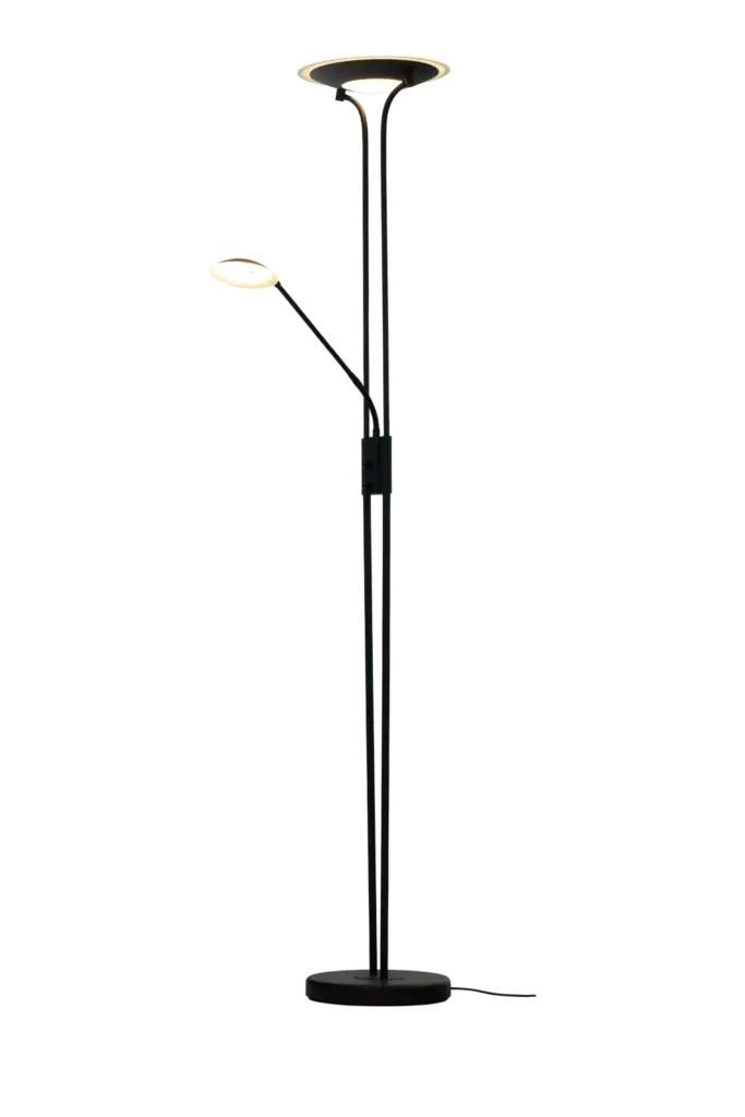 Granada Uplight, Musta - Golvarmaturer - 7041661284920 - 1