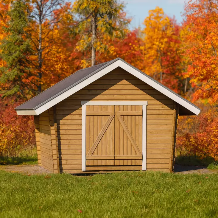 Timmerlada U10 Täta Väggar 10m2 - Timmerlador - 4100530 - 1