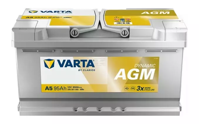 Käynnistysakku Varta 12V 95Ah 850A - Auton Akut ja Ajoneuvoakut - 4016987167250 - 1