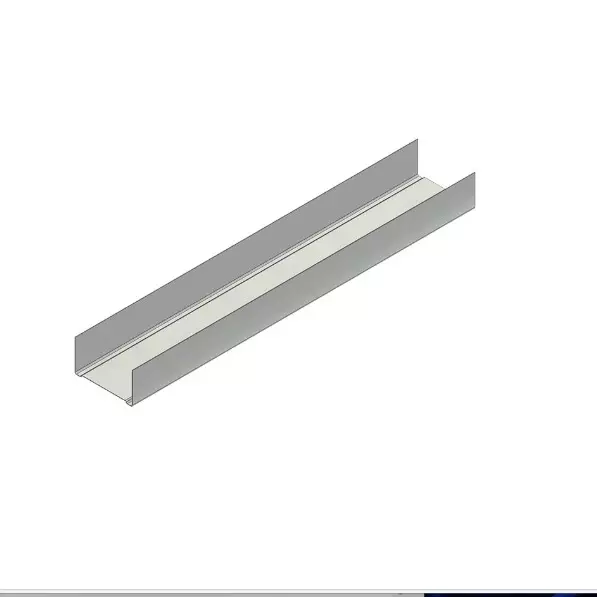 Lattia- Ja Kattokisko ML 66/140 3000mm - Väliseinärangat ja Tarkastusluukut - 110100210 - 1
