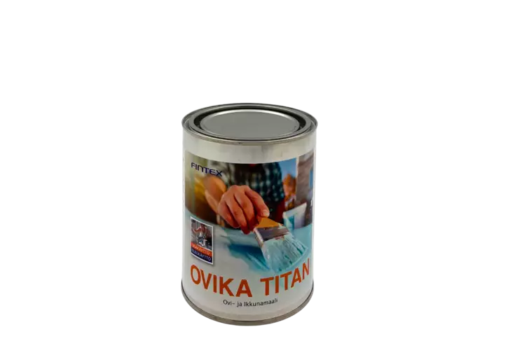 Ovika Titan Ovi- ja Ikkunamaali 0,9L - Vesiohenteiset Kalustemaalit - 6417529702010 - 1