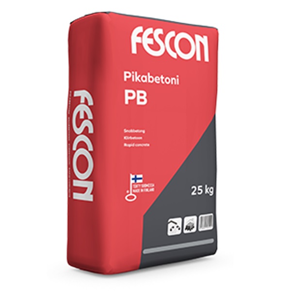 Pikabetoni PB 25kg Fescon Kuivabetoni - Betonit - 6416841530240 - 2