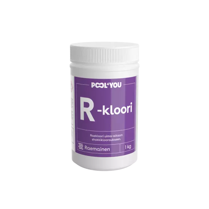 R-Kloori Raekloori - 1 Kilo - Allastarvikkeet ja Vedenkäsittely - 10142010 - 1