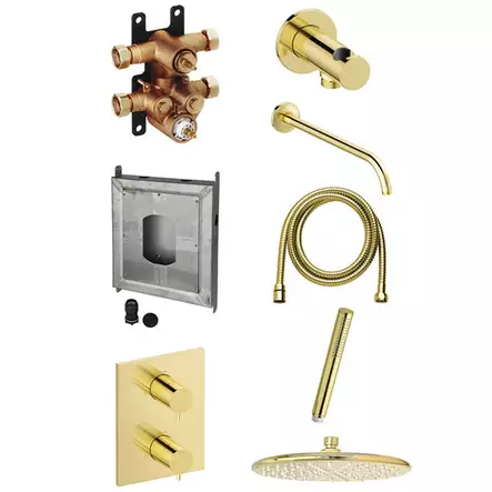 Damixa Silhouet HS1 Yläsuihkupaketti - Suihkut ja Termostaatit - 5708516836001 - 2