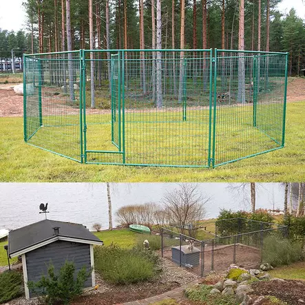 Hundgårdpaket Jämpti Pro Medi 1+7 - Hundkojor och Hundgårdar - 6438411010631 - 1