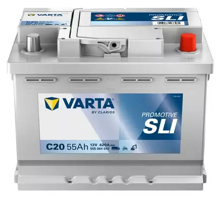 Käynnistysakku Varta 12V 55Ah 420A - Auton Akut ja Ajoneuvoakut - 4016987166581 - 1