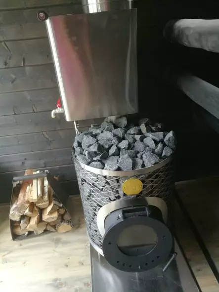 Vedeldad Bastuugn Original Iki med Glaslucka - Vedaggregat - 6430041121541 - 2