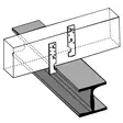 Hirsike Hike 90x90x160x68x40x2/5mm - Spikningshörn - 6417926304831 - 2