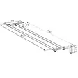 Damixa Zen Dubbelhanddukshängare 800MM - Klädställ, krokar och hållare - 5708516848141 - 2