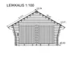 Hirsilato Rako L Pihavarasto 16m2 - Hirsiladot ja Pihaladot - 41005011 - 5