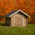 Timmerlada S10 Fasta Väggar Timmergarage 10m2 - Timmerlador - 4100531 - 1