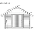 Timmerlada S10 Fasta Väggar Timmergarage 10m2 - Timmerlador - 4100531 - 5