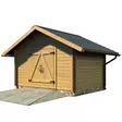 Timmerlada S10 Fasta Väggar Timmergarage 10m2 - Timmerlador - 4100531 - 8