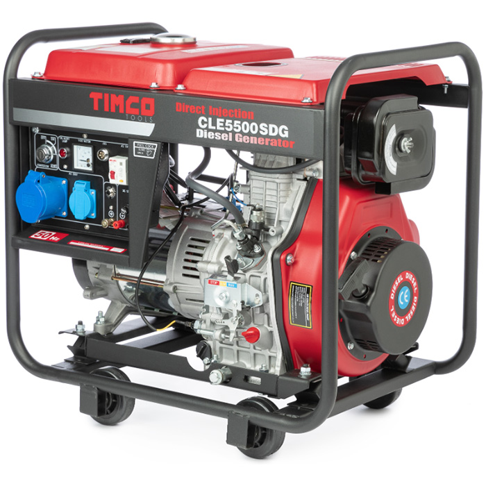 Diesel Aggregaatti Timco CLE5500SDG 230V - Aggregaatit ja Lisätarvikkeet - 6438014226941 - 1