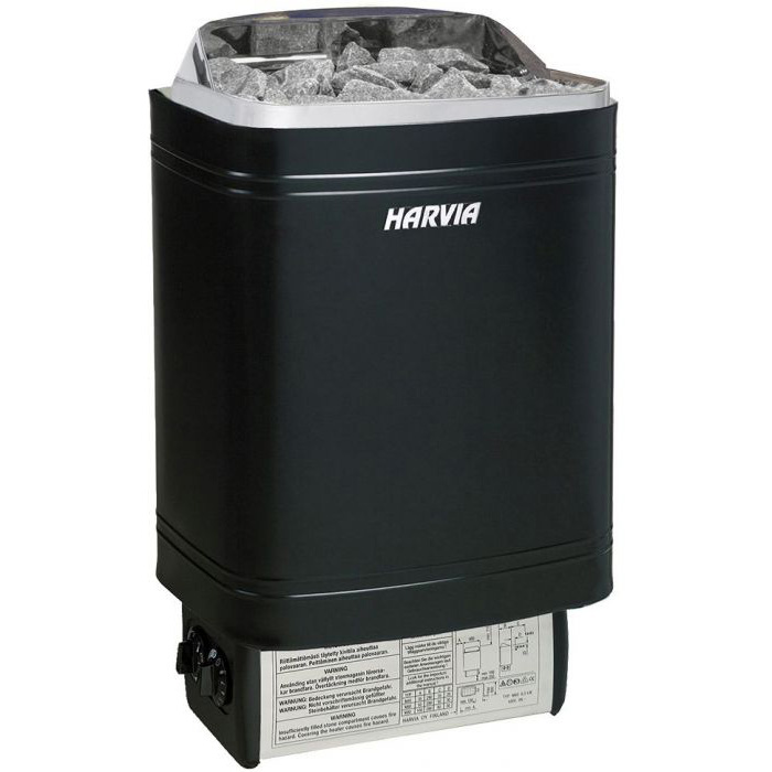 Harvia Top Steel M60 Black Bastuaggregat - Elaggregat - 6417659022101 - 1