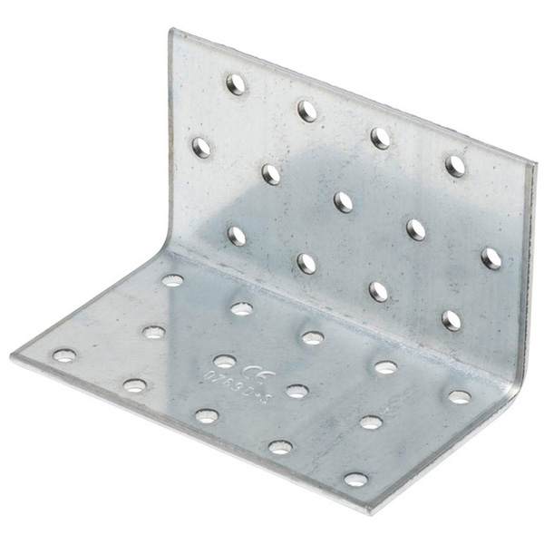 Vinkelbeslag 40x40x2,5x60mm Hålplatta - Spikningshörn - 4034176102431 - 1