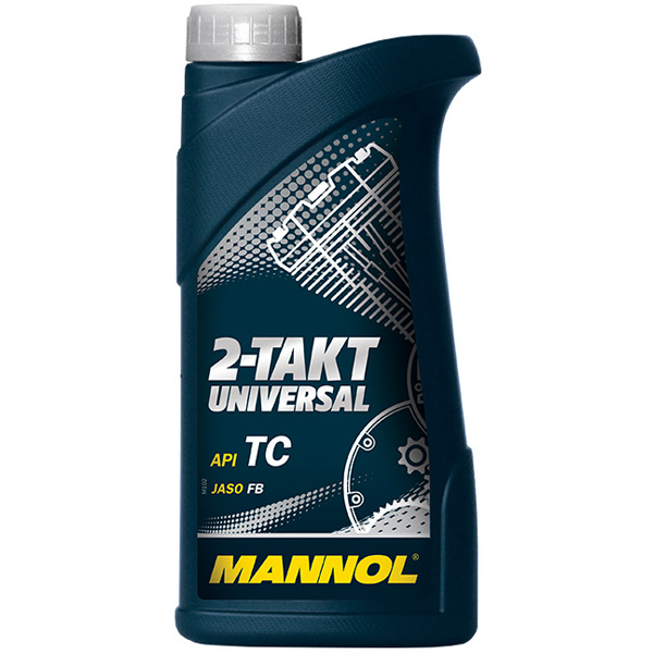Mannol 2-Takt Motorolja API TC, 1L - 2T-tvåtakstoljor - 2TUNI01 - 1