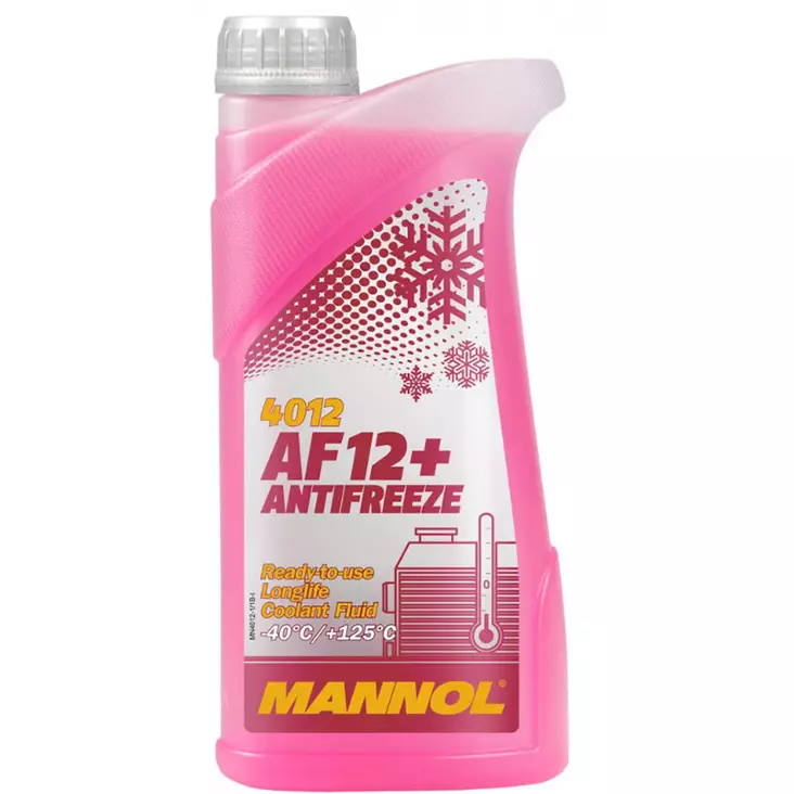 Mannol pakkasneste -40 punainen 1L - Kylar- och spolarvätskor - MS4012-1 - 1