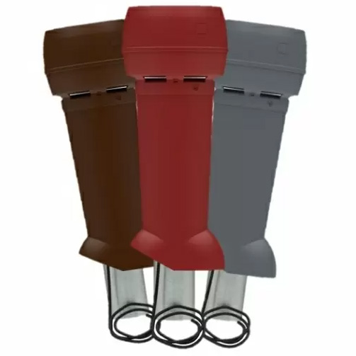Meltex MX-Takfläkt 120E/125 Svart - Genomföringar - 6430010818501 - 1