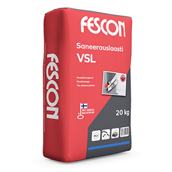 Fescon Plattsättningsbruk VSL 20kg - Fixermurbruk - 6416841203021 - 13