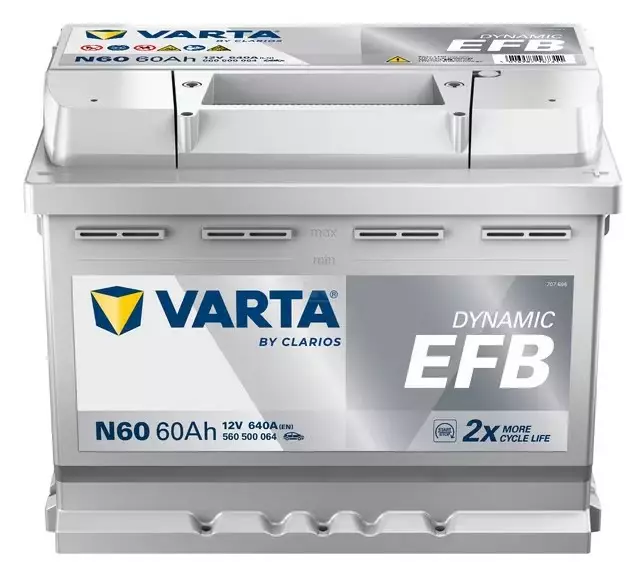 Käynnistysakku Varta 12V 60Ah 640A - Auton Akut ja Ajoneuvoakut - 4016987167311 - 1