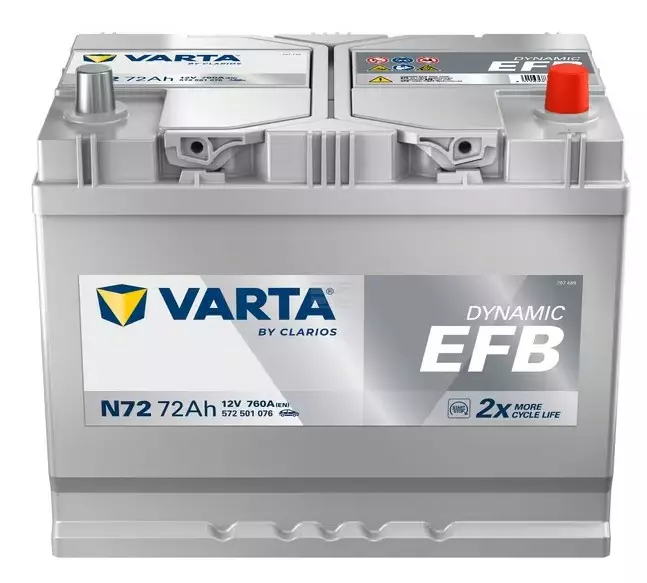 Käynnistysakku Varta 12V 72Ah 760A - Auton Akut ja Ajoneuvoakut - 4016987167281 - 1