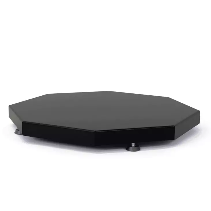 Kiukaan Suoja-Alusta 8-Kulmio Musta - Puukiukaan Lisävarusteet - 6430042835881 - 1