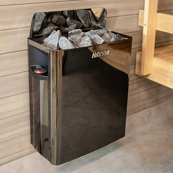 Sähkökiuas The Wall SW80 Black Steel — produktbilde fra lakkapaa.no — 3