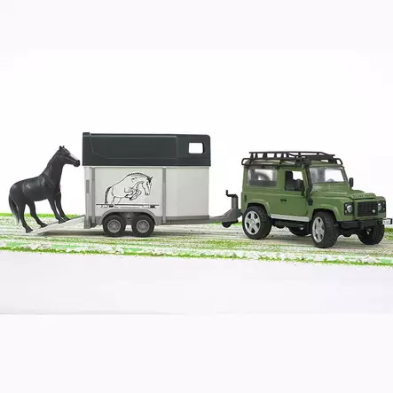 Land Rover med Hästtransportvagn - Leksaksbilar och Tillbehör - 4001702025922 - 2